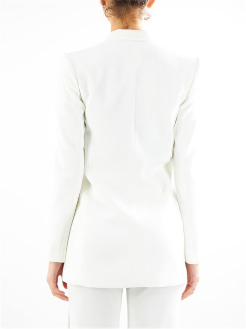 Trouser suit in crêpe fabric Elisabetta Franchi ELISABETTA FRANCHI | Tailleur | TP00141E2360
